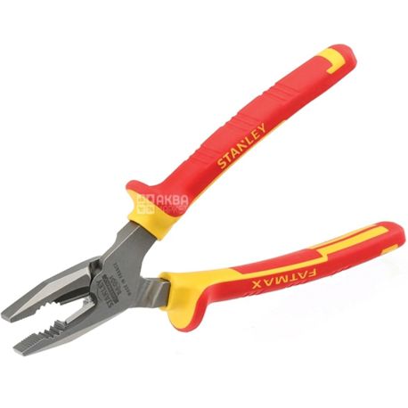 Stanley MaxSteel VDE 1000V, Плоскогубцы комбинированные, изолированные, 175 мм