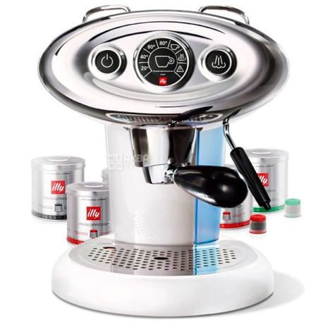 illy, IperEspresso X7.1 Francis, Capsule-type Illy coffee machine, white
