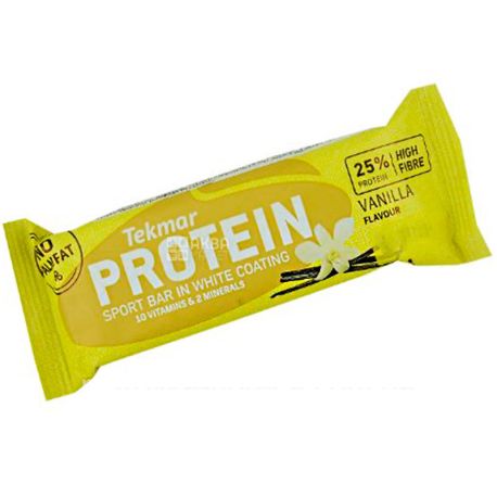 Tekmar, 60 g, Protein Bar Sports, Vanilla