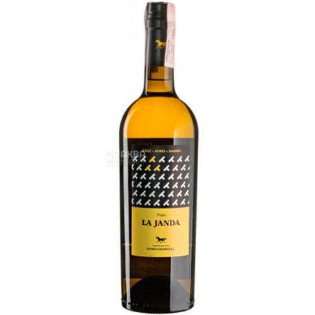 Fino La Janda, Bodegas Alvaro Domecq, Вино белое сухое, 0,75 л