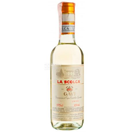 La Scolca, Gavi Etichetta Bianca, Вино біле сухе, 0,375 л