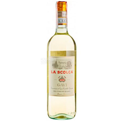 La Scolca, Gavi Etichetta Bianca, Вино біле сухе, 0,75 л