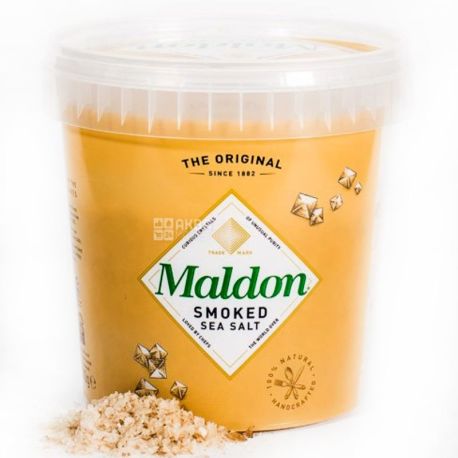 Maldon, Соль копченая морская, хлопья, 500 г