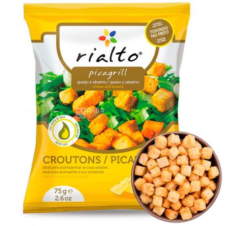 Rialto Picagrell, 75 g, Croutons with cheese and sesame seeds