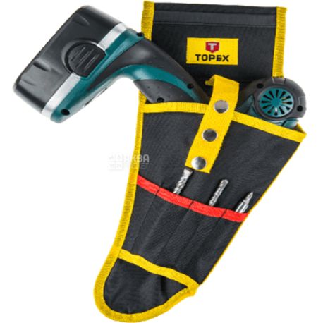 Topex, Holster for drill, 4 compartments