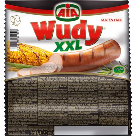 Wudy XXL, Сосиски з м'яса птиці, 360 г