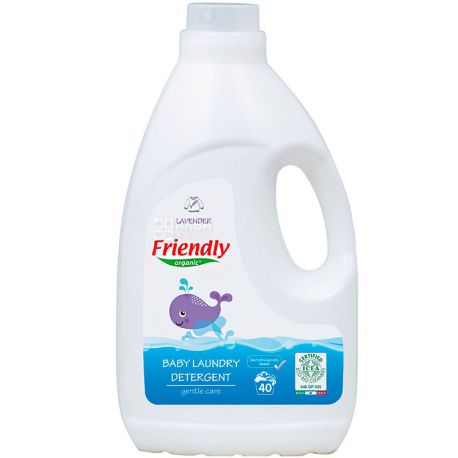 Friendly Organic, 2 l, washing Gel, Lavender, organic