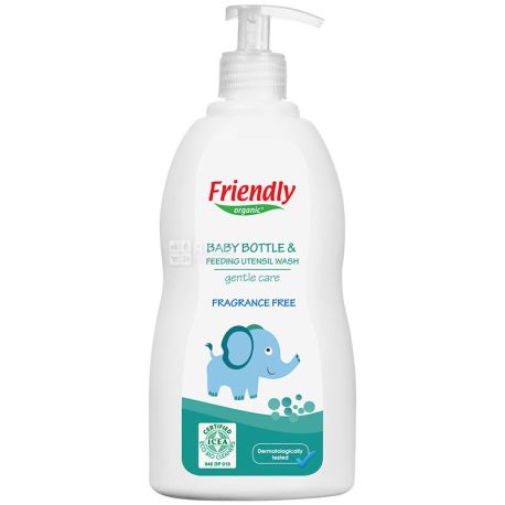 Friendly Organic, 300 мл, Миючий засіб для дитячого посуду, органічний