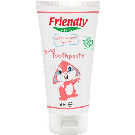 Friendly Organic, 50 ml, children's Toothpaste, organic