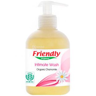 Friendly Organic, 300 мл, Гель для интимной гигиены, Ромашка, органический