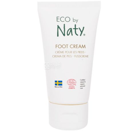Eco by Naty, 50 мл, Крем для ног, органический