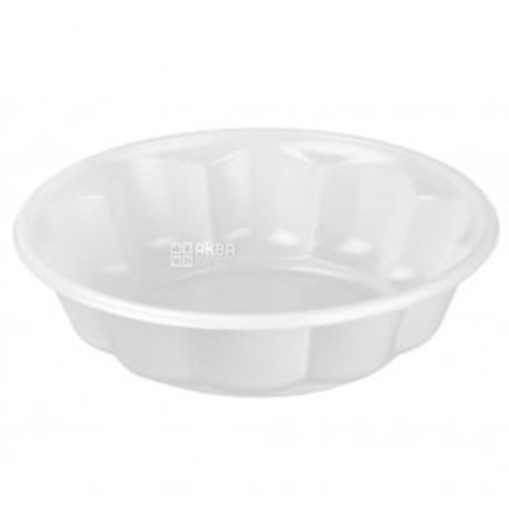 Промтус, Креманка пластиковая круглая, 100 шт., Ø 11 см, прозрачная
