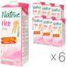 Natrue, Rice, упаковка 6 шт., по 1 л, Натру, Напиток рисовый, без сахара