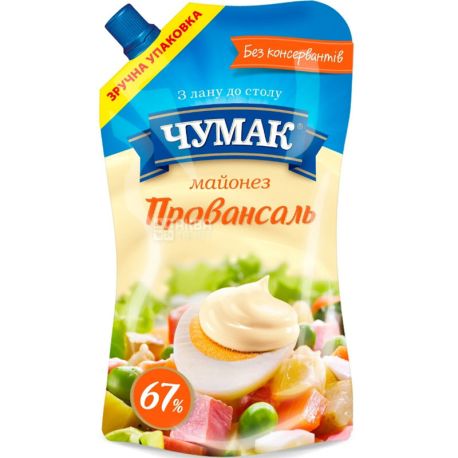 Chumak, Provence Mayonnaise 67%, 350 g