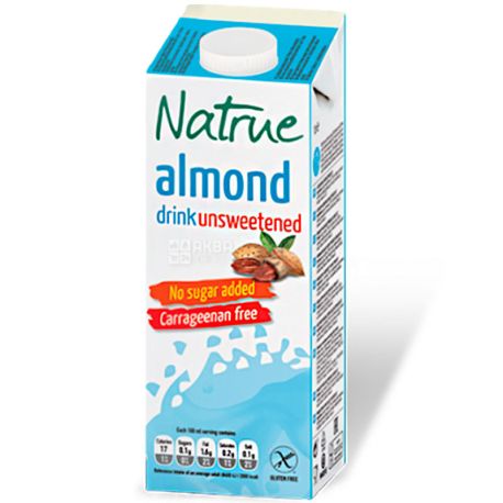 Natrue, 1 L, Almond drink, with calcium and vitamins, sugar free
