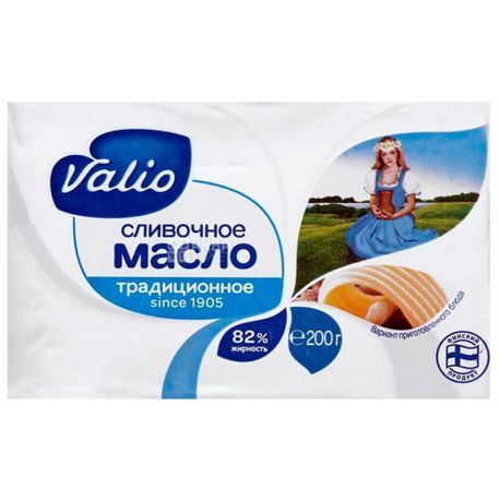 Valio, 200 g, Traditional Butter, 82%