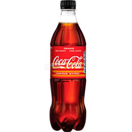 Coca-Cola Orange, 0,5 л, Кока-Кола Оранж, Вода сладкая газированная, ПЭТ