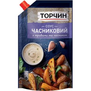 Торчин, Соус часниковий з італійськими травами, 200 г