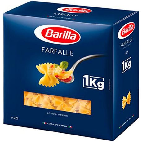 Barilla Farfalle, 1 кг, Макарони Барілла Фарфалле