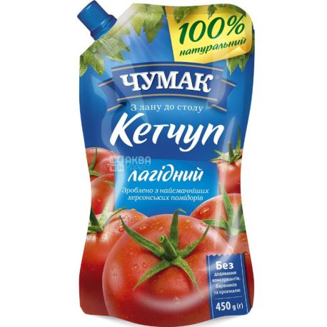 Чумак, Кетчуп Лагідний, 450 г