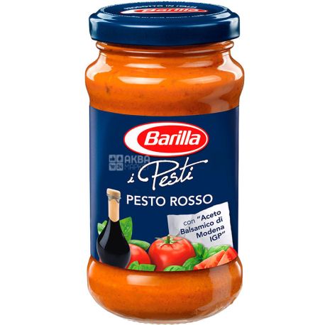 Barilla, Pesto Rosso, 190 г, Соус с томатами и бальзамическим уксусом