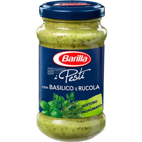 Barilla, Basilico E Rucola, 190 г, Соус із базиліком і руколою