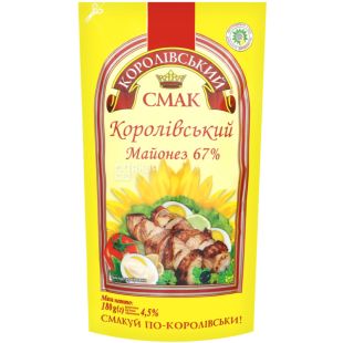  Королевский вкус, майонез королевский 67%, 180 г 
