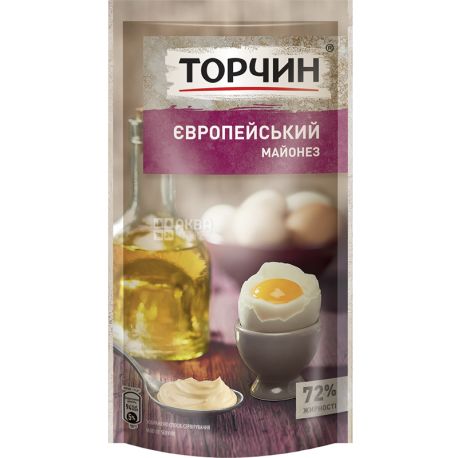 Торчин, Майонез Европейский 72%, 160 г