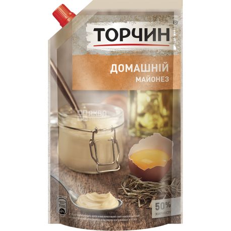 Торчин, Майонез Домашній 50%, 580 г