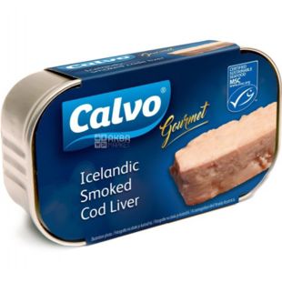 Calvo, 120 г, Печень трески
