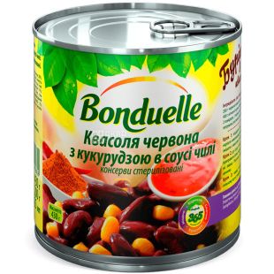 Bonduelle, 425 мл, Фасоль красная с кукурузой
