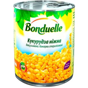 Bonduelle, 850 мл, Кукуруза нежная, вакуумированная