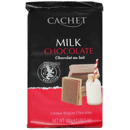 Cachet Milk, 300 г, Шоколад молочный