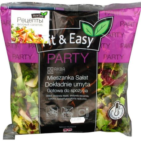 Fit Easy Party, 180 г, Салат свежий, резаный
