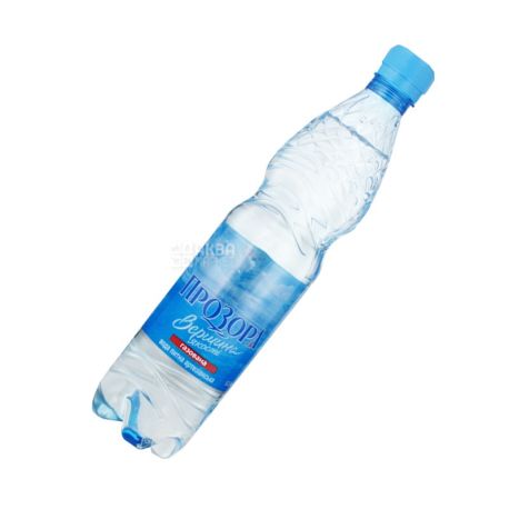 Прозора, 0,5 л, Вода минеральная сильногазированная, ПЭТ