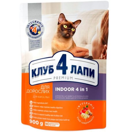 Club 4 legs Premium, 900 g, Full-feed 4in1 adult cat food