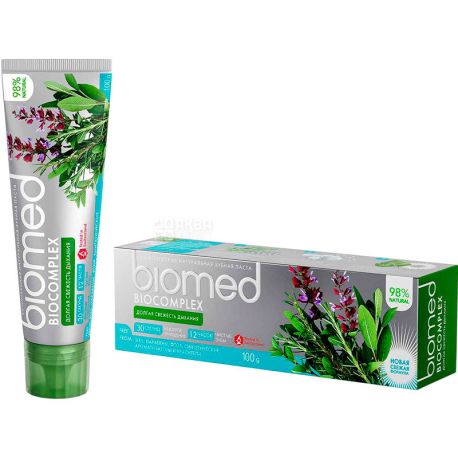 Biomed, 100 мл, Зубна паста, Біокомплекс
