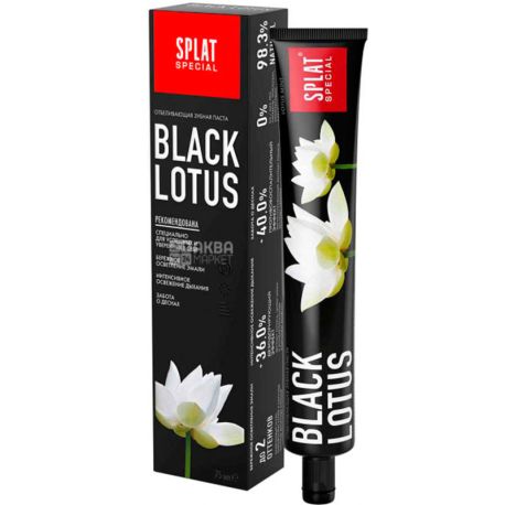 Splat Special Black Lotus, 75 мл, Зубна паста Чорний лотос