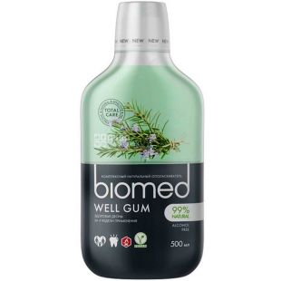 BioMed, Well Gum, 500 мл, Ополаскиватель для полости рта, Укрепления эмали и десен