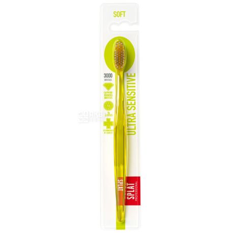 Splat, Sensitive Soft, Toothbrush for sensitive teeth and gums, soft