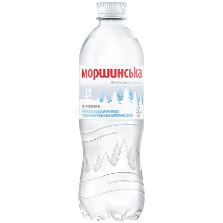 Моршинская, 0,5 л, Вода минеральная негазированная, ПЭТ