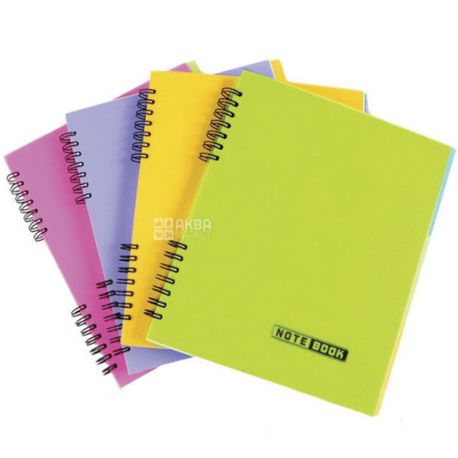 Economix Notebook, With plastic cover, A5, 120 sheets