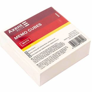 Axent, 820 листов, Акцент, Бумага для заметок, белая, непроклеенная, 90х90 мм