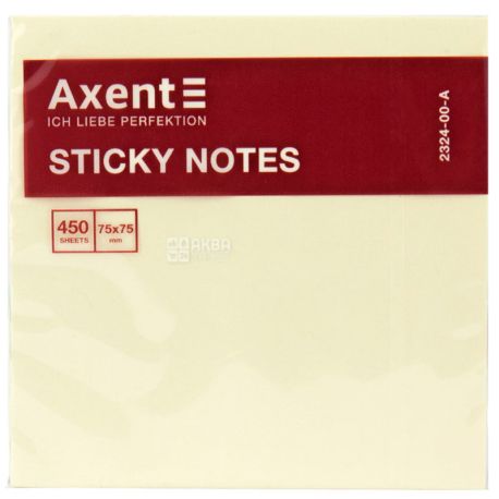 Axent, 450 листов, Бумага для заметок, ассорти, 75х75 мм