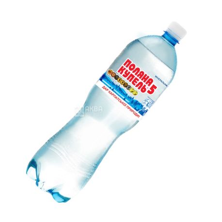 Поляна Купель-5, 1,5 л, Вода минеральная газированная, ПЭТ