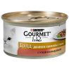 Gourmet Gold Duo, 85 г, Корм для дорослих кішок, з качкою та індичкою
