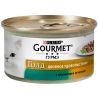 Gourmet Gold Duo, 85 г, Корм для дорослих кішок, З кроликом і печінкою