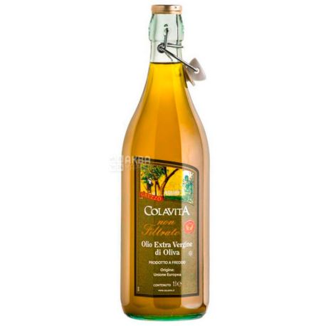 Colavita, 1 л, Олія оливкова, нерафінована, Extra Virgin