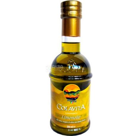 Colavita, 0,25 л, Олія оливкова з лимоном, нерафінована, Extra Virgin