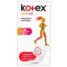 Kotex, Active, 48 шт., Прокладки гигиенические, ежедневные, экстратонкие, 1 капля